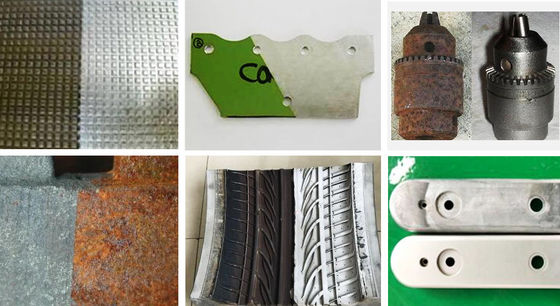 Purple Horn 1000w 1500w CW Fiber Laser Cleaning Equipment For Mold Rust Paint Oil