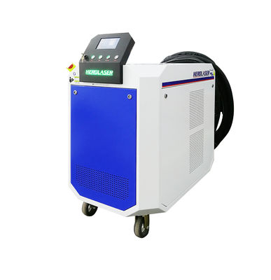 Purple Horn 200W Laser Cleaning Machine , Handheld Laser Rust Remover